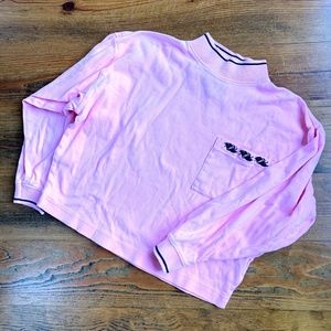 VTG Generra Long Sleeve Cropped T-shirt